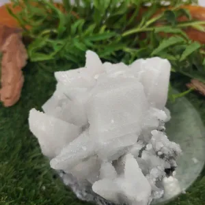 Rough Mineral Stone with Galena - Pyrate - Manganoan Calcite prosperties