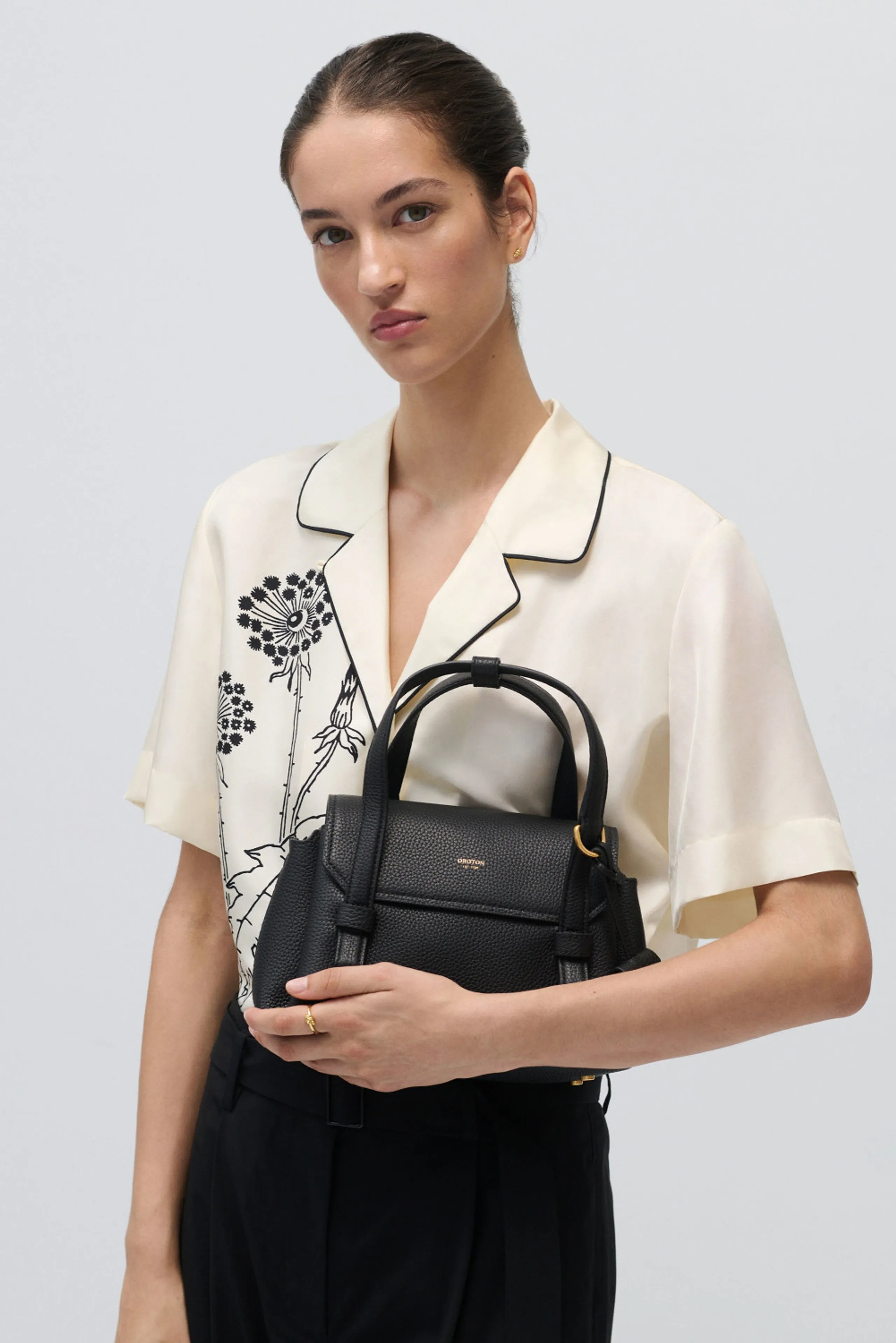 Sabine Small Day Bag in Black