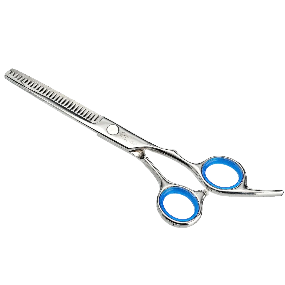 Schone Professional Hair Cutting Scissors Shears Barber Thinning Set Kit with a Black Leather Case
