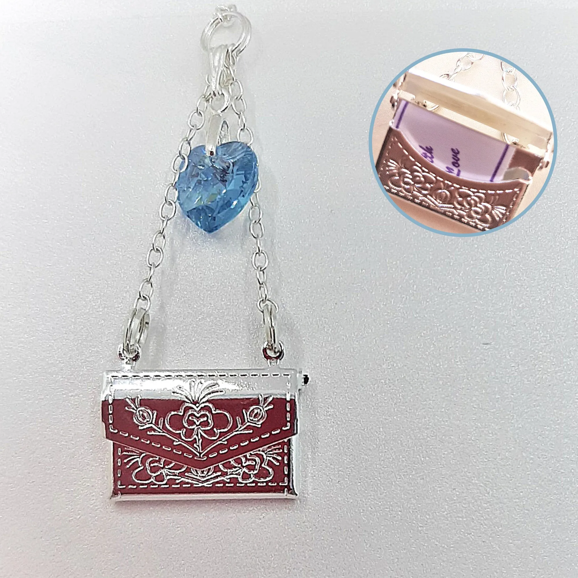 Secret Message Wedding Bouquet Charm