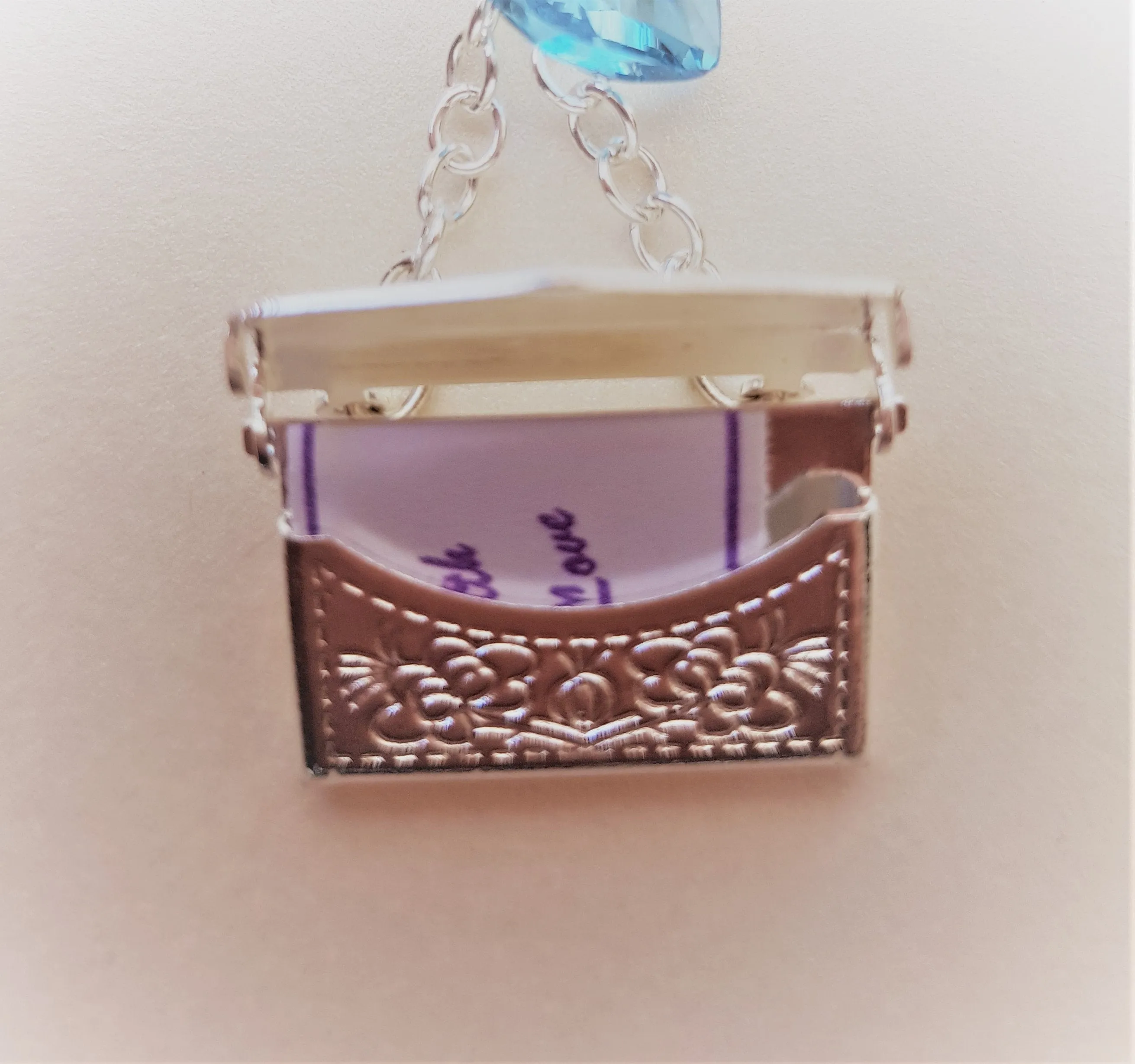 Secret Message Wedding Bouquet Charm