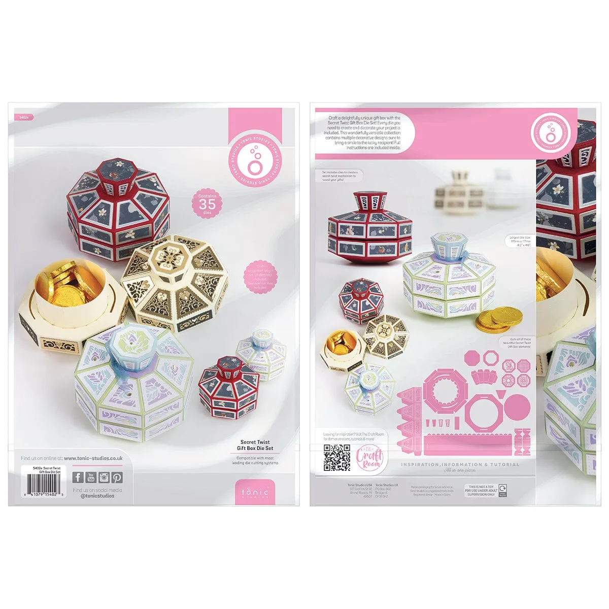 Secret Twist Gift Box - Showcase Die Set - SHOW48