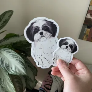 Shih Tzu #6 Sticker or Magnet