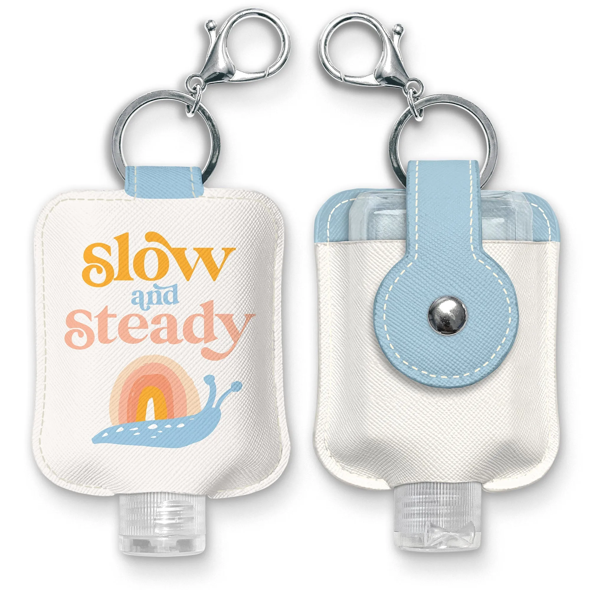Slow and Steady Hand-Sanitizer Holder with Travel Bottle