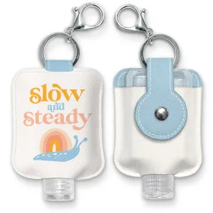 Slow and Steady Hand-Sanitizer Holder with Travel Bottle