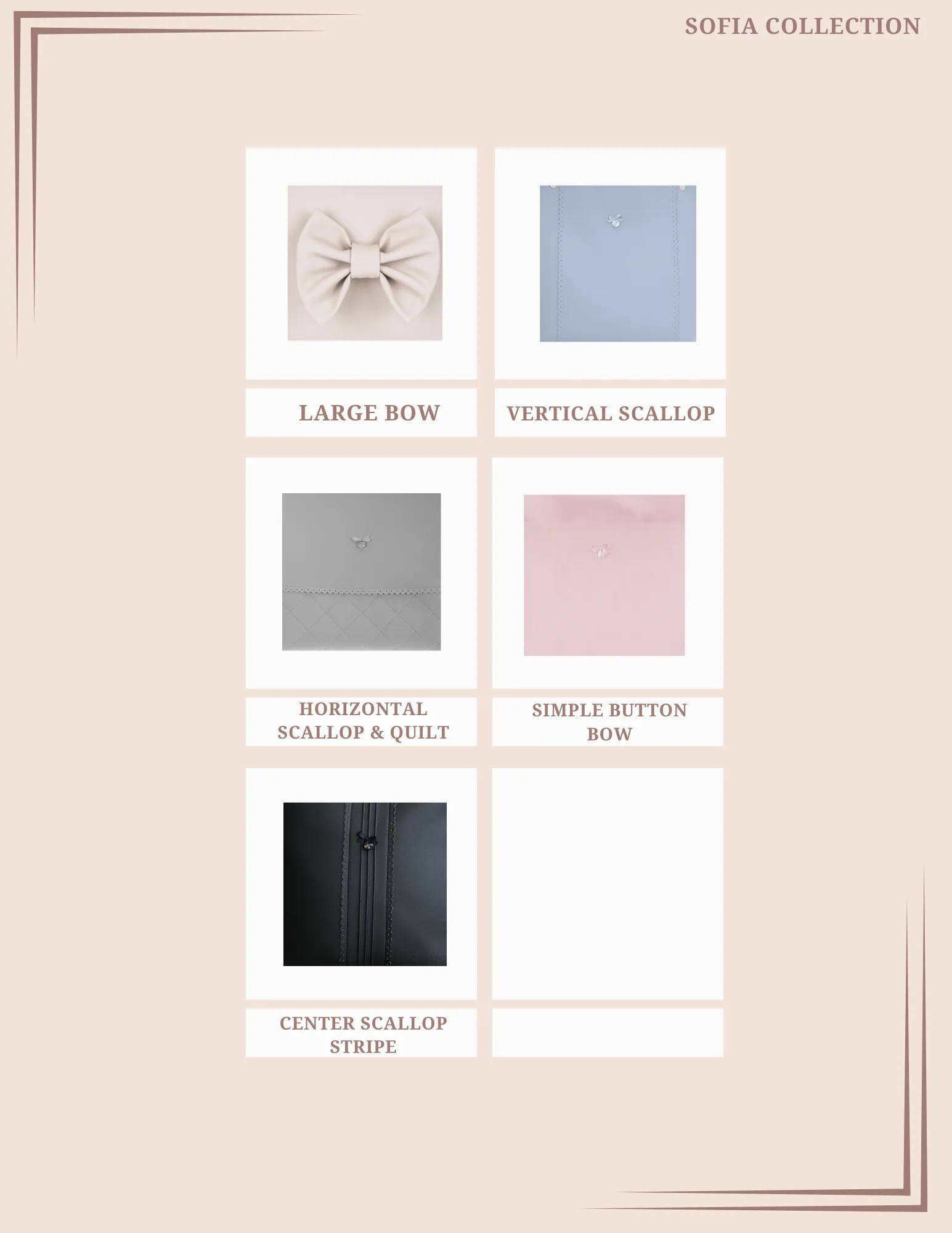 Small Diaper Bag | Sofia Collection