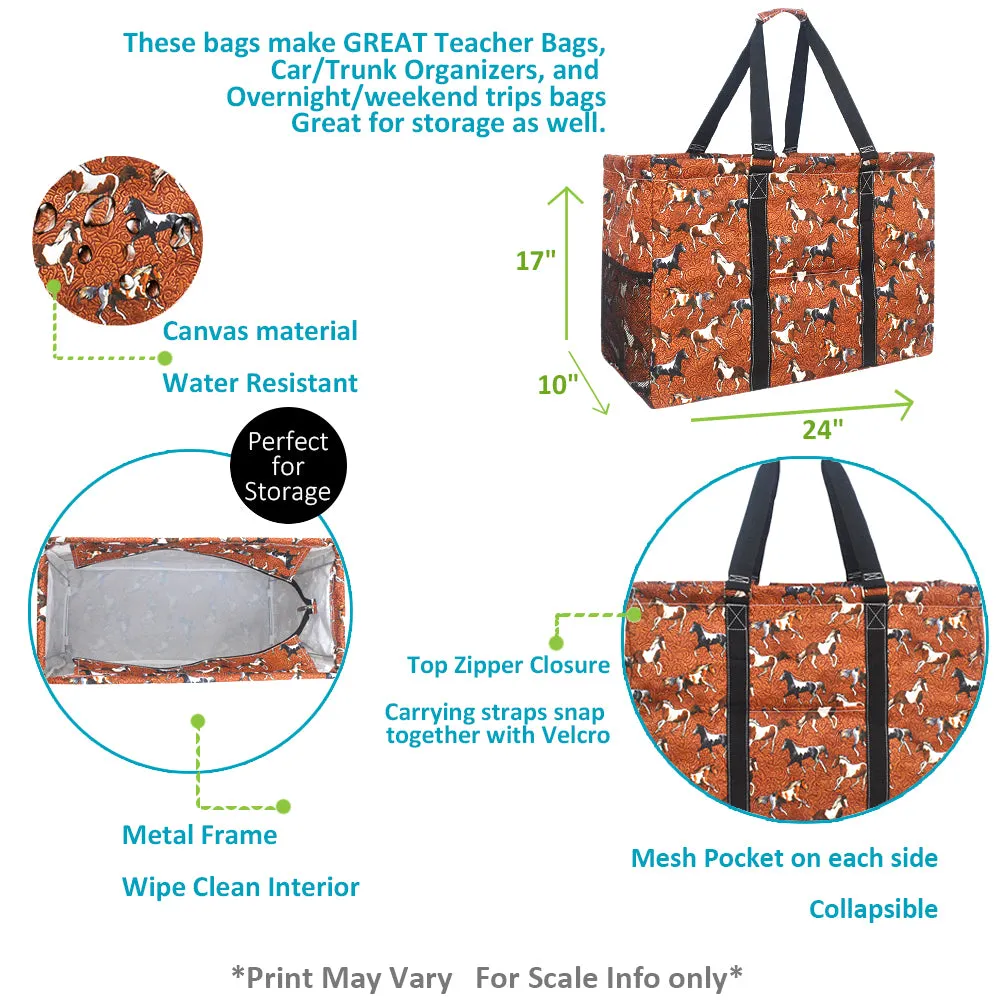 Spanish Saddle NGIL Mega Shopping Utility Tote Bag