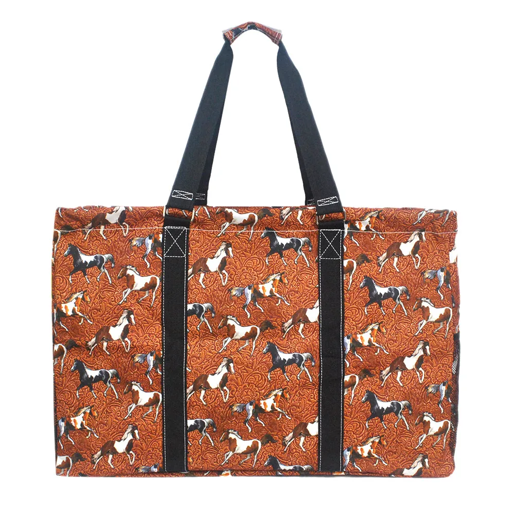 Spanish Saddle NGIL Mega Shopping Utility Tote Bag