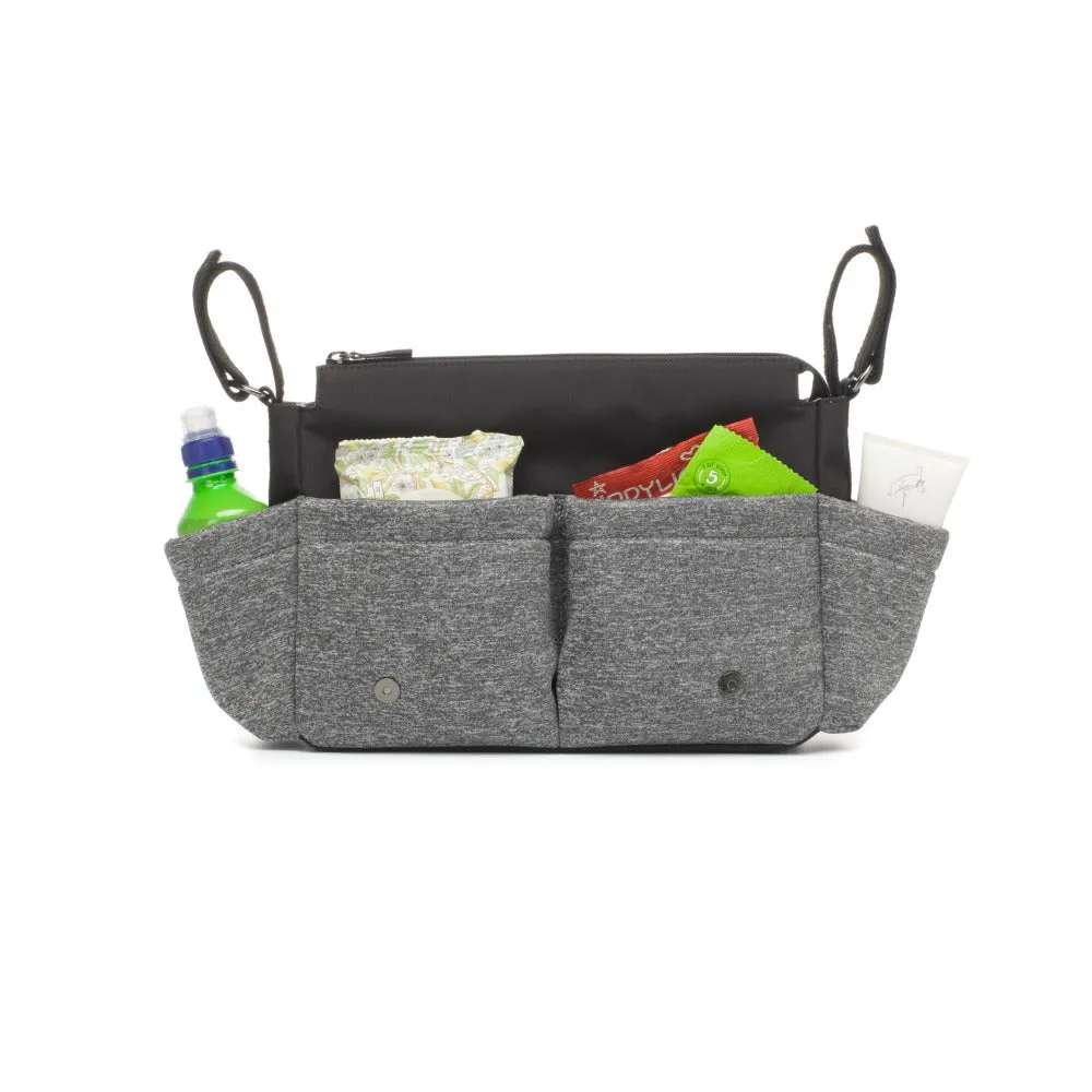 St James Nappy Bag (Grey Scuba)   Stroller Organiser Bundle
