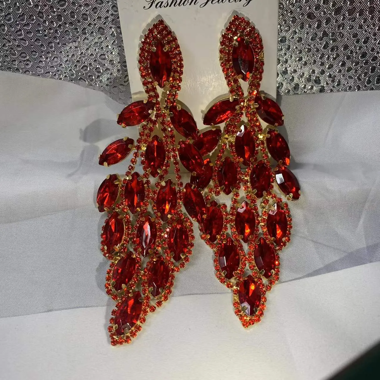 TEEK - Big Drop Dinner Earrings