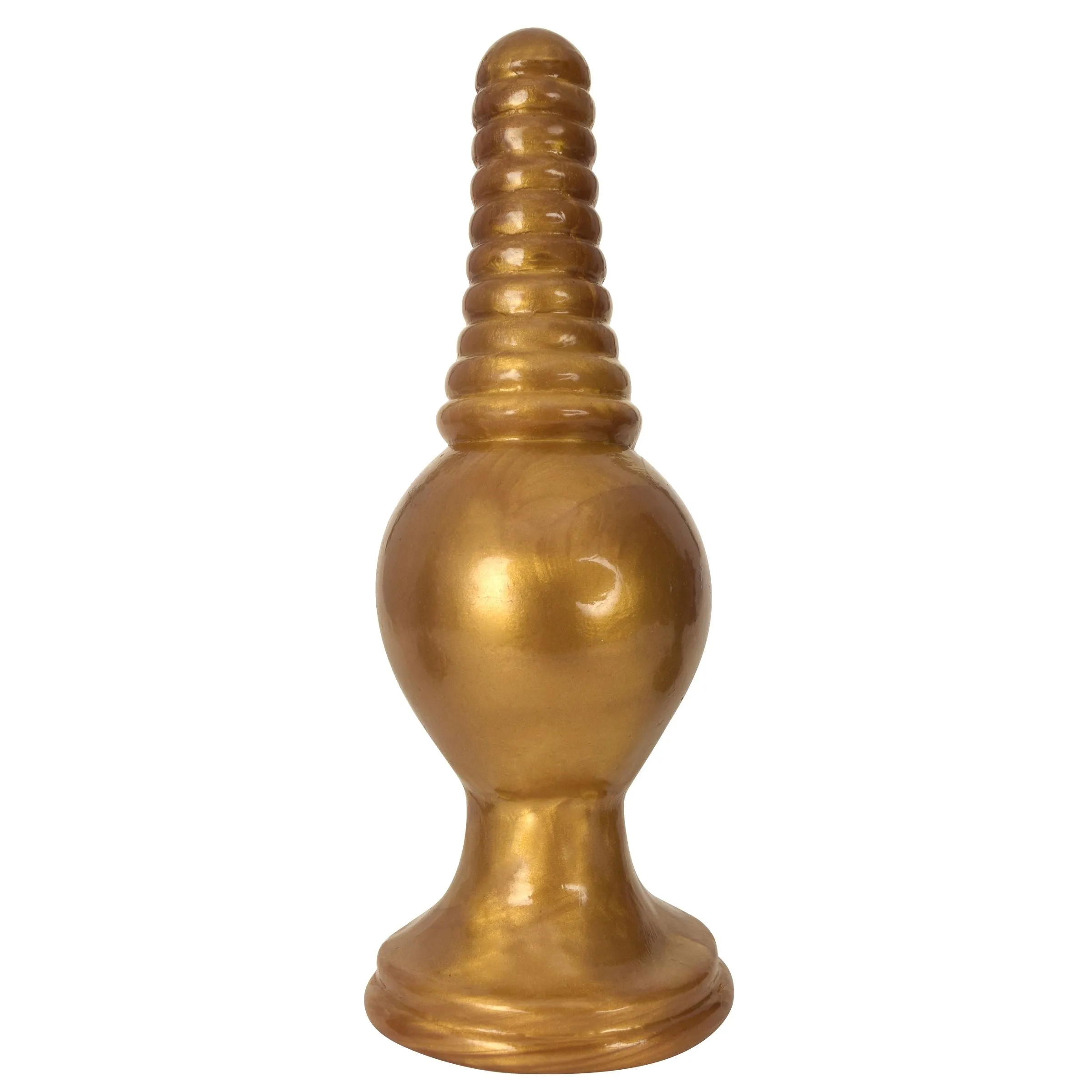 The King Ribbed Tip Anal Plug
