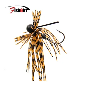 Trulinoya Popular Tungsten Steel  Featured Lead Head Hook 5g Weight Beard Guy Fishing Hook Fishing Tackle D30