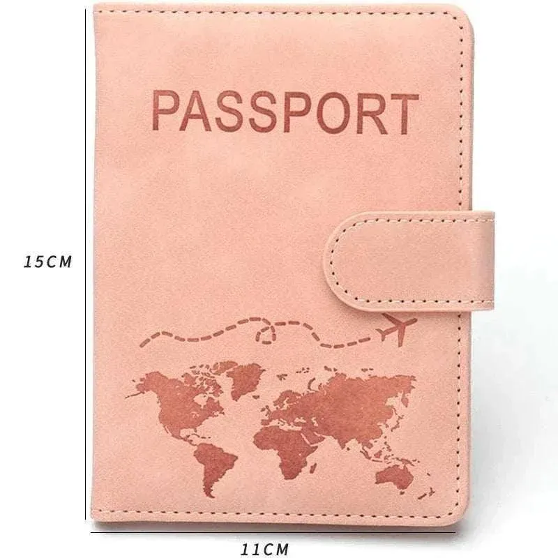 Unisex RFID Travel Passport Wallet - Secure & Stylish Cover - PPC003