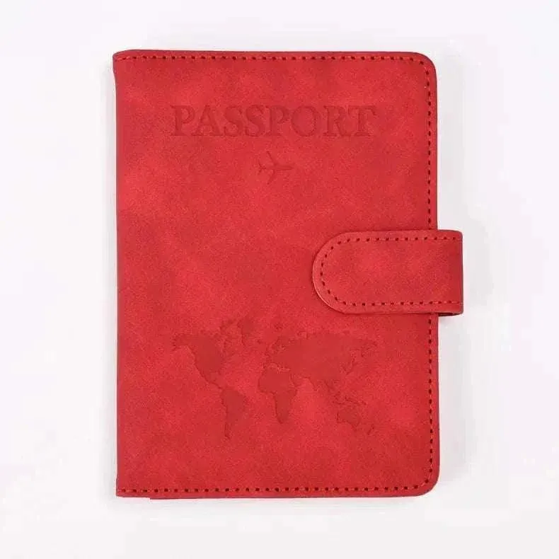 Unisex RFID Travel Passport Wallet - Secure & Stylish Cover - PPC003