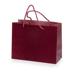 Velvet Lady Brigitte Small Burgundy Boutique Bag, Pack 40