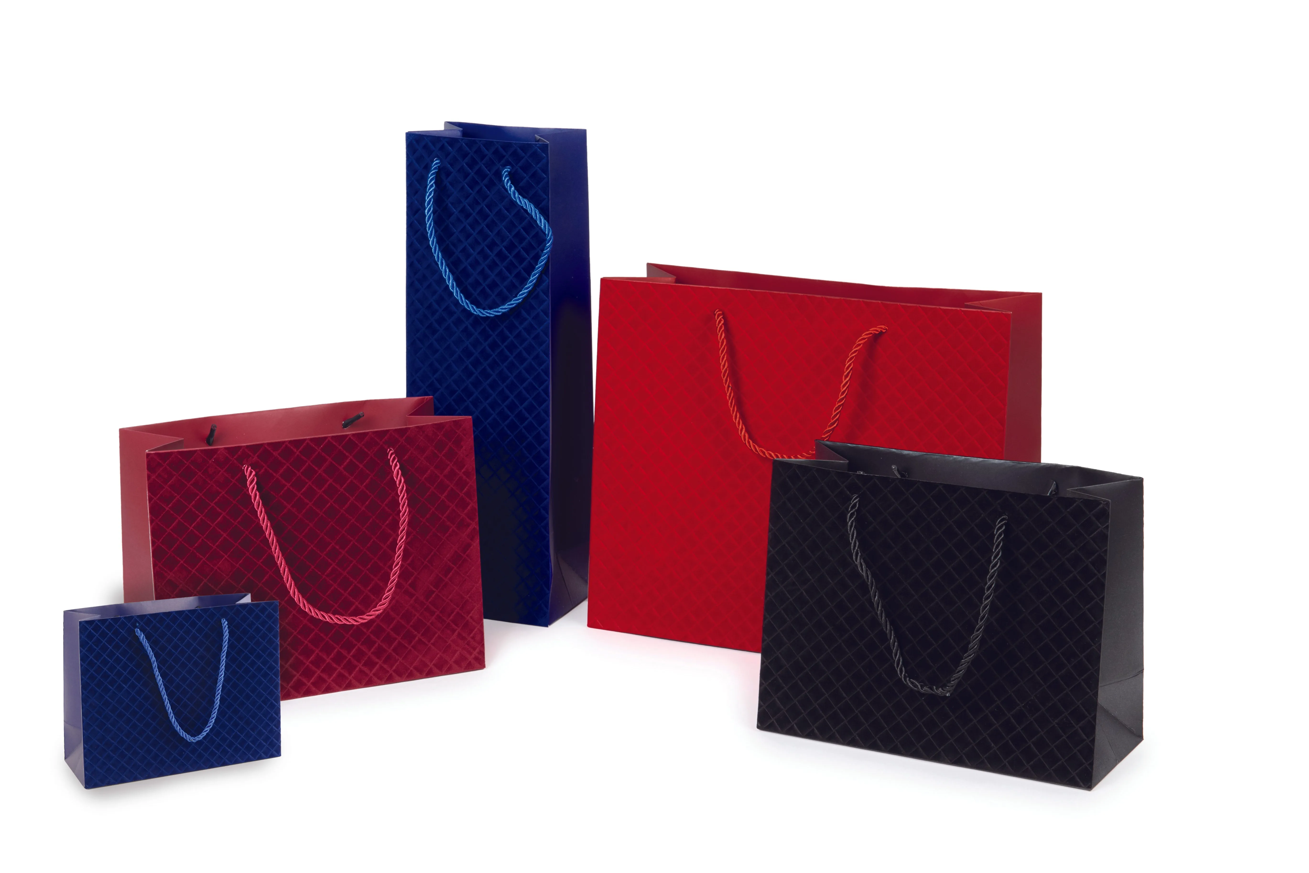 Velvet Lady Brigitte Small Dark Blue Boutique Bag, Pack 40