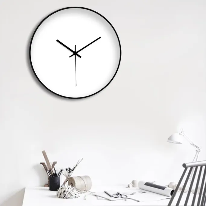 White Modern Wall Clock