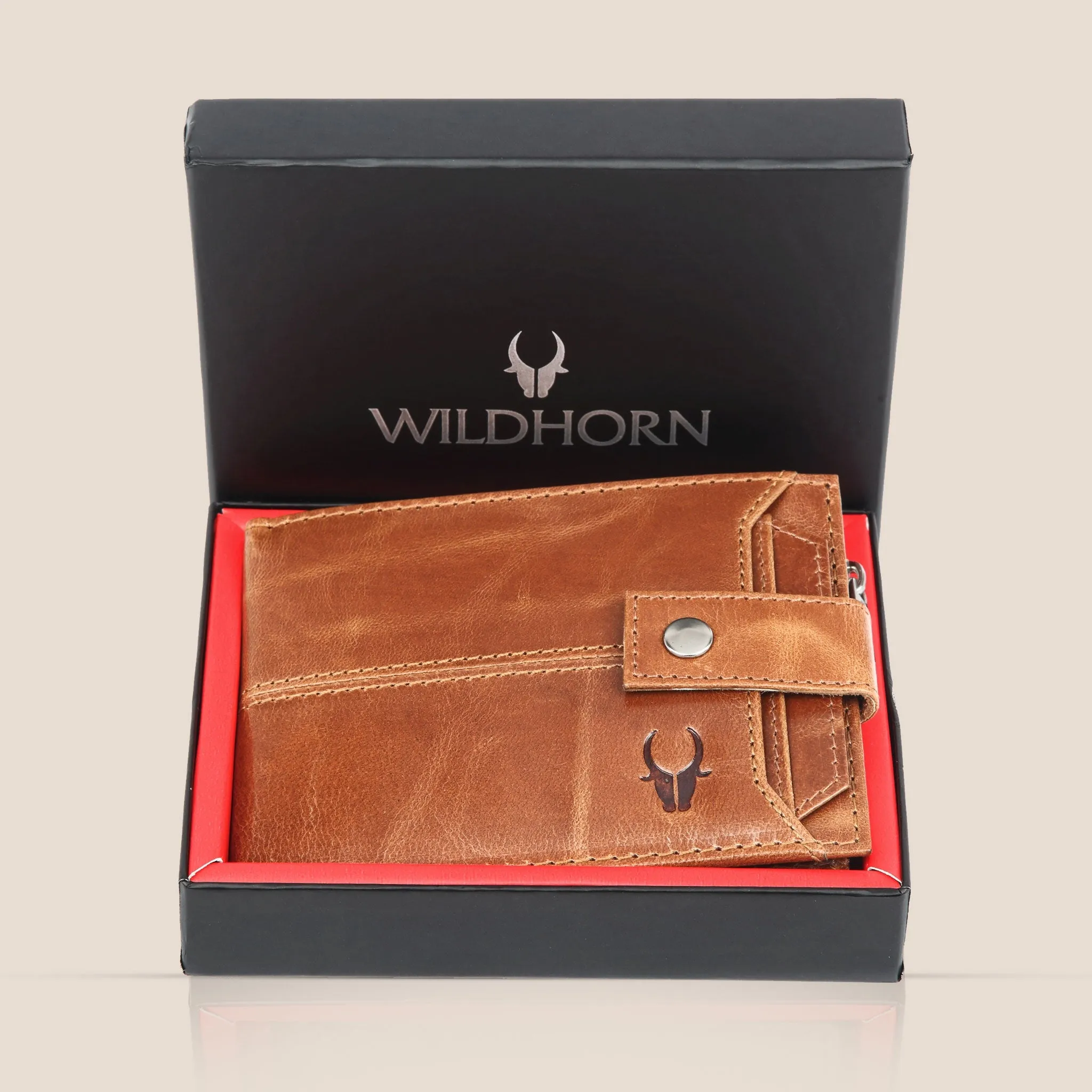 WINSTON RFID Protected Leather Wallet for Men