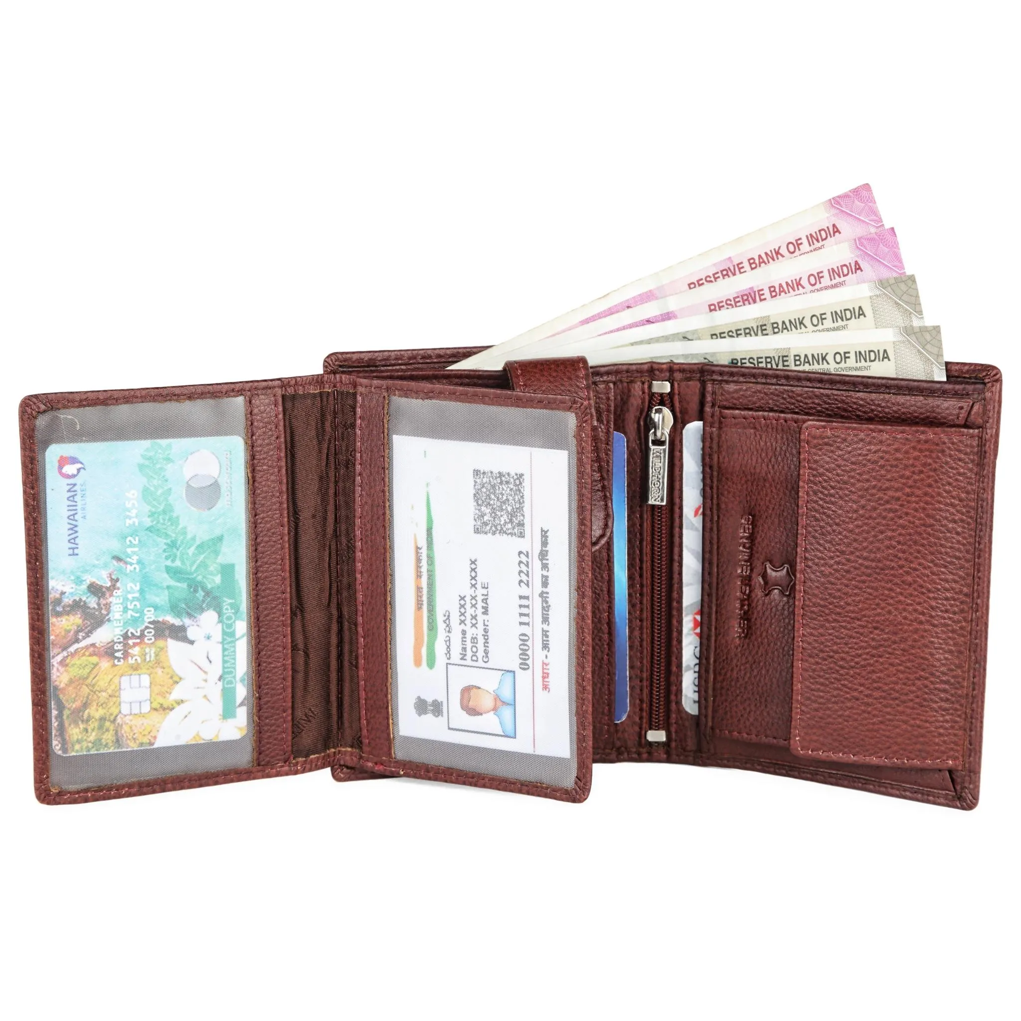 WINSTON RFID Protected Leather Wallet for Men