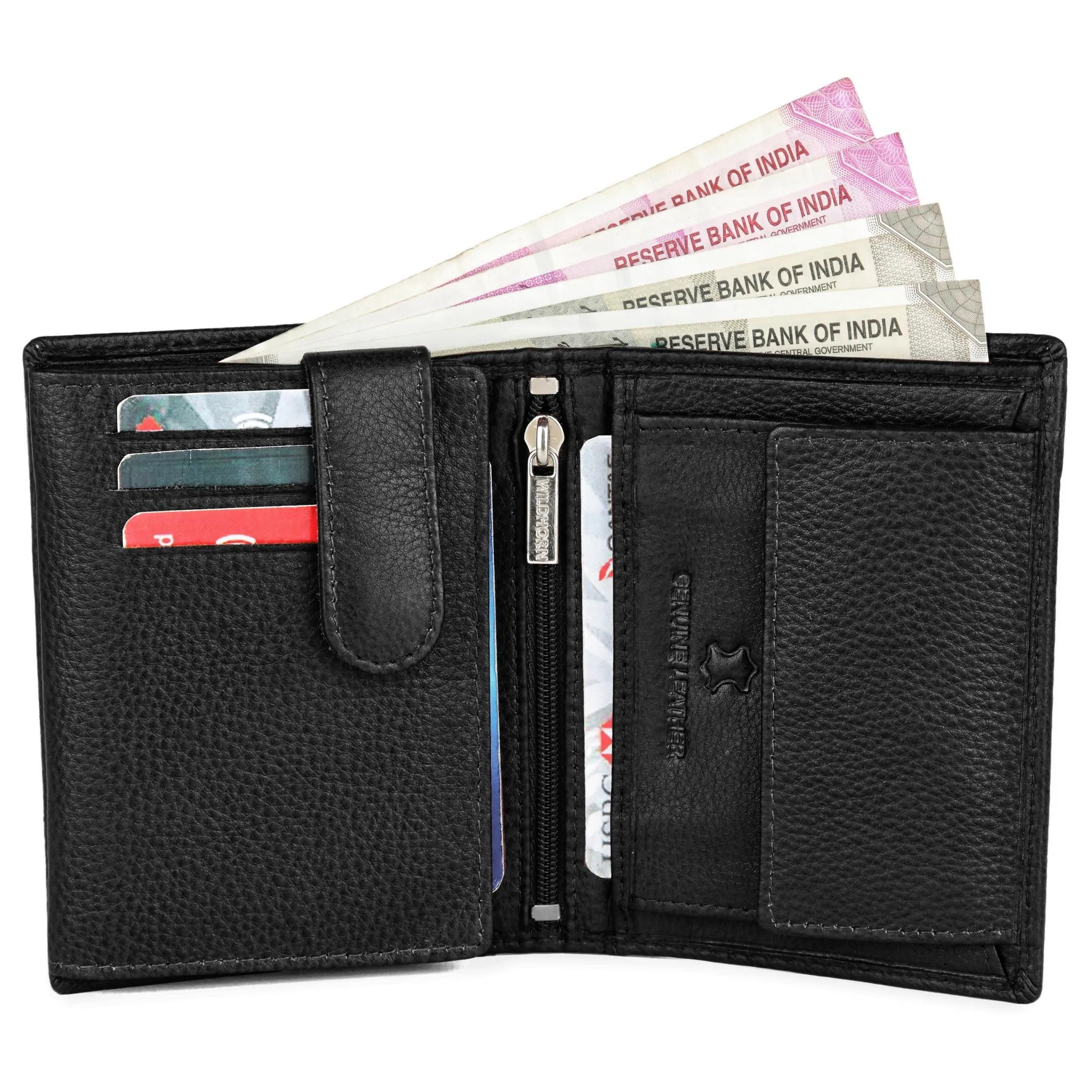 WINSTON RFID Protected Leather Wallet for Men