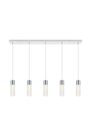 ZC121-5200D42C - Regency Lighting: Constellation 5 light Chrome LED Pendant