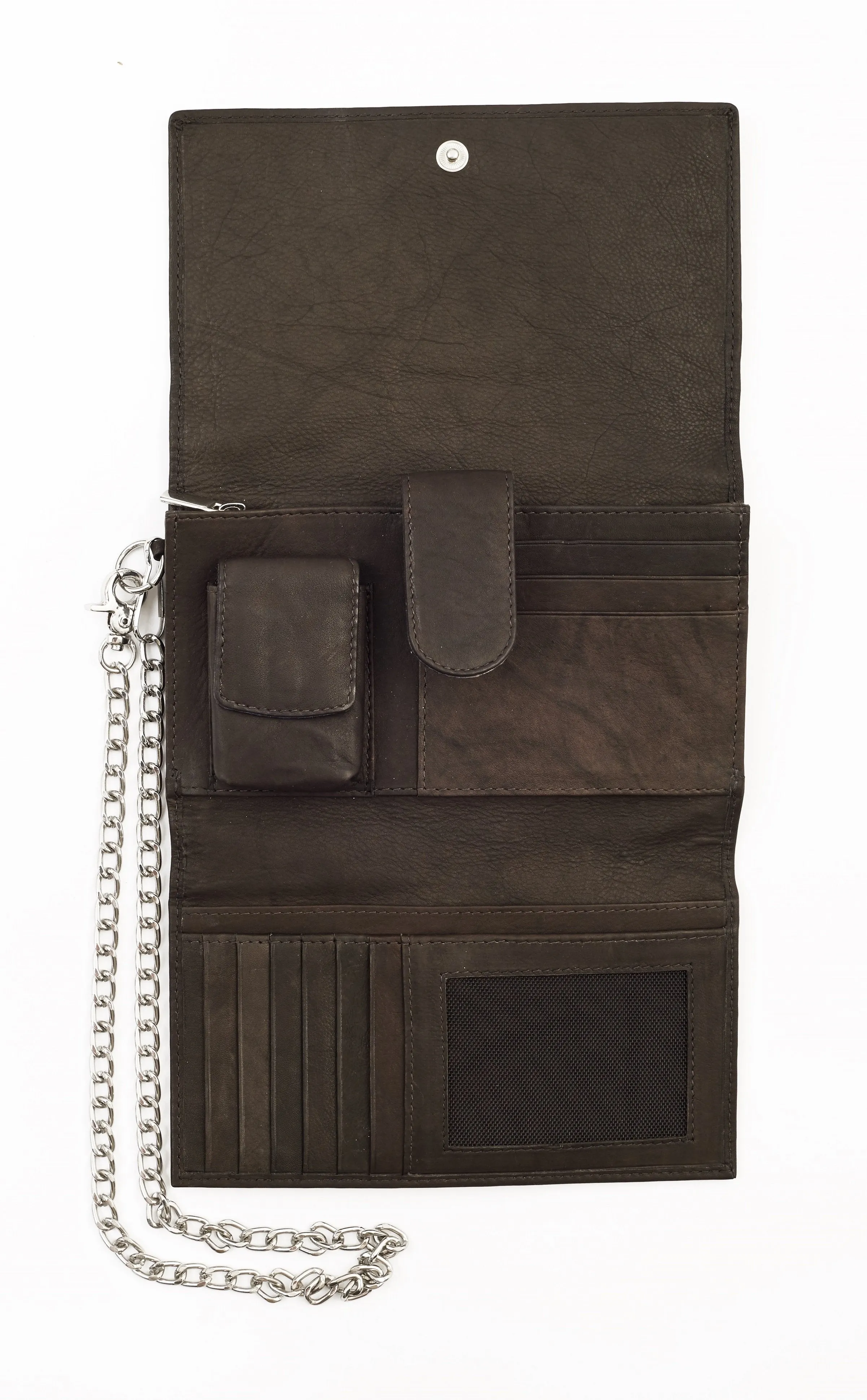 ZIPPO BIKER WALLET MOCCA LEATHER